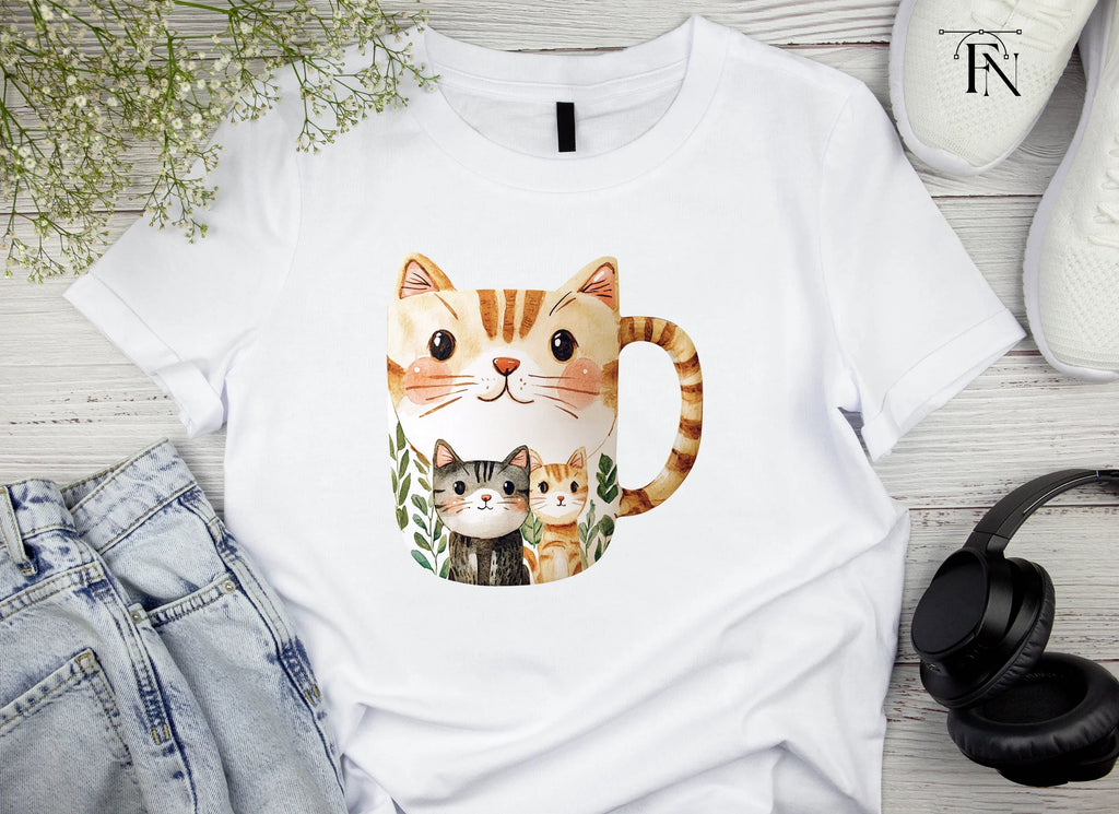 Cute Cat Family Clipart Bundle