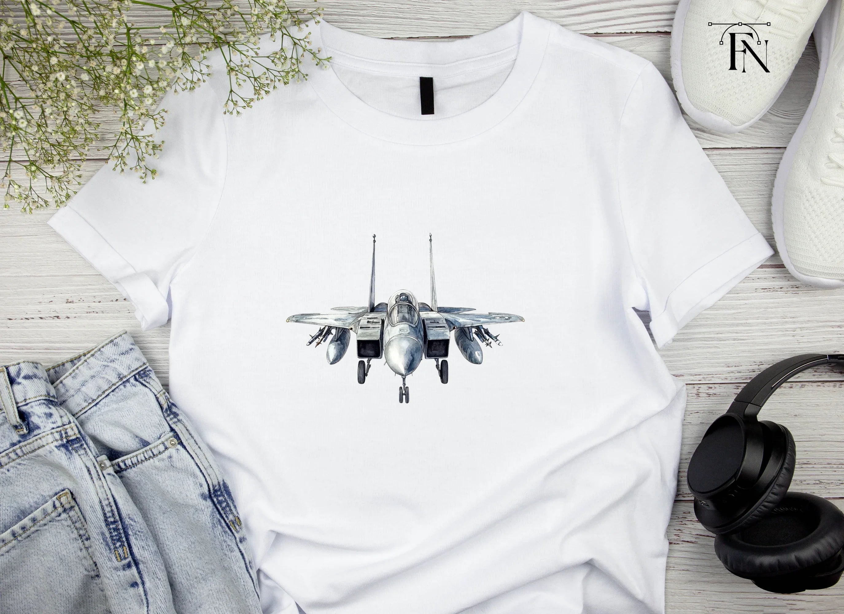 Military Fighter Jets Clipart Bundle