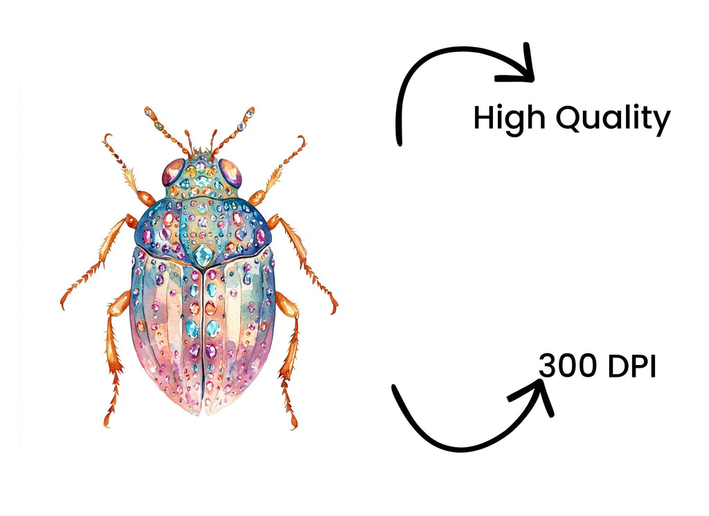 Jeweled Beetle Clipart Bundle