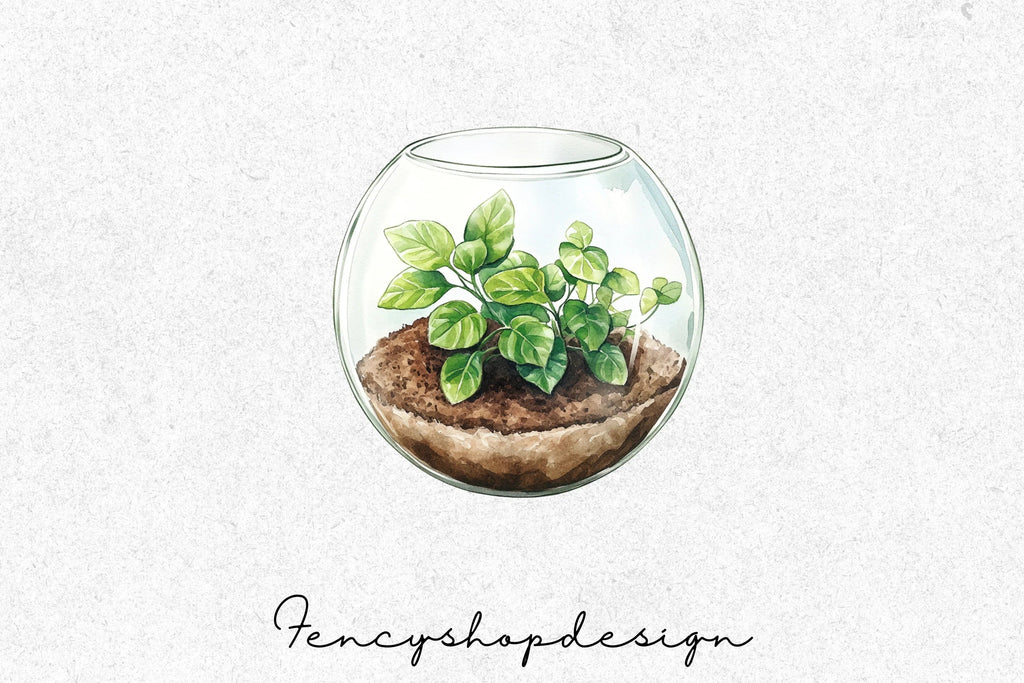 Terrarium Clipart Bundle