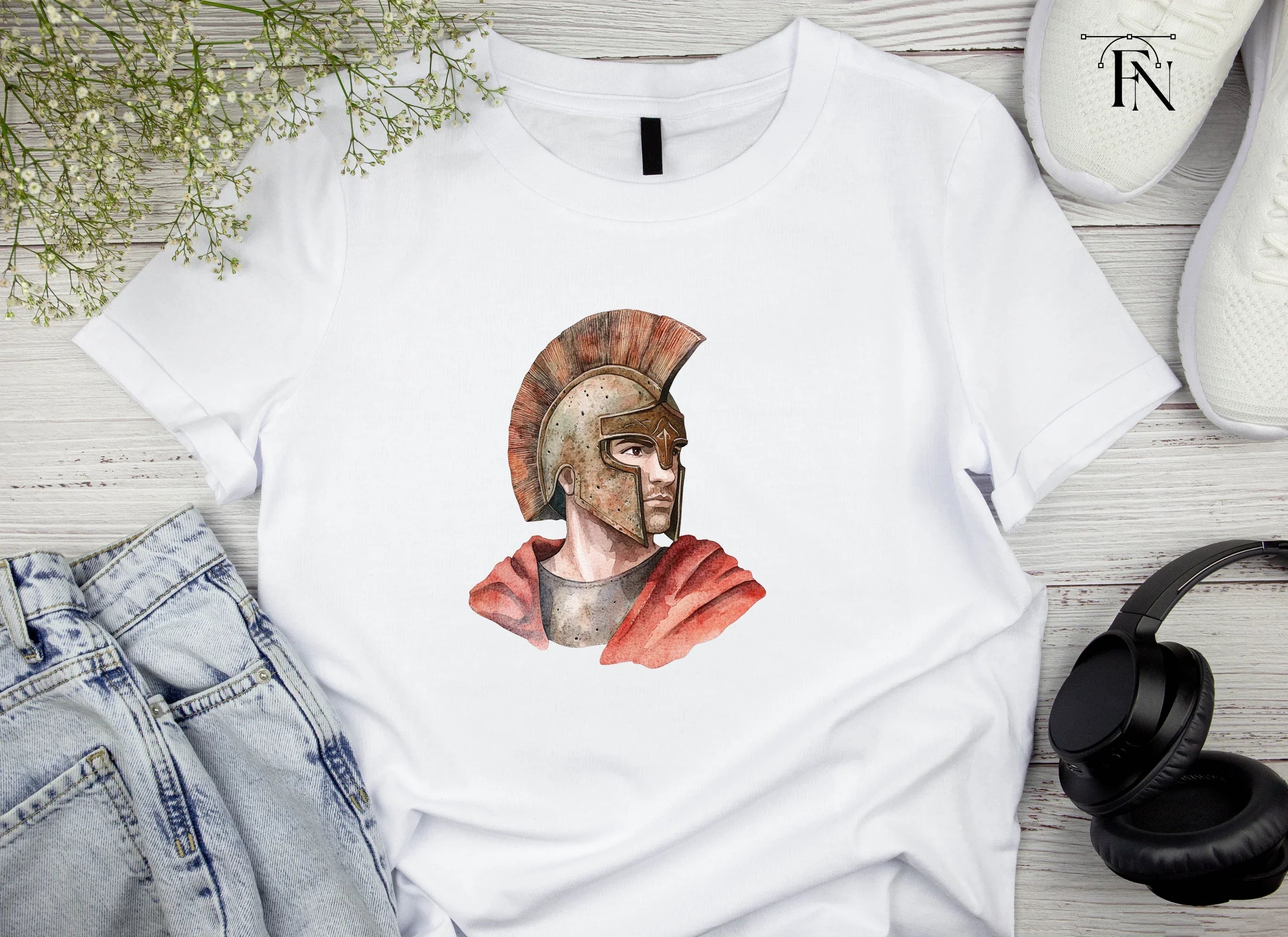 Historical Roman Soldier Profile Clipart Bundle