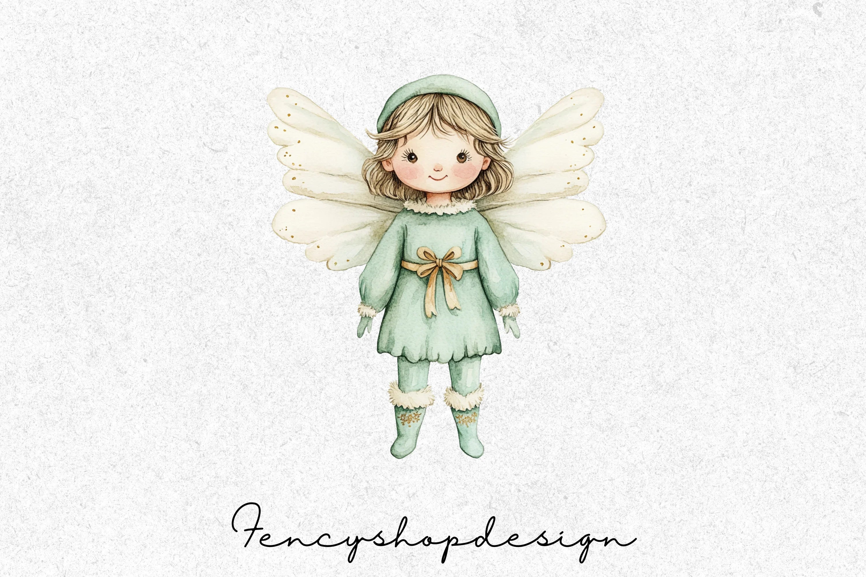 Cute Fairy Clipart Bundle