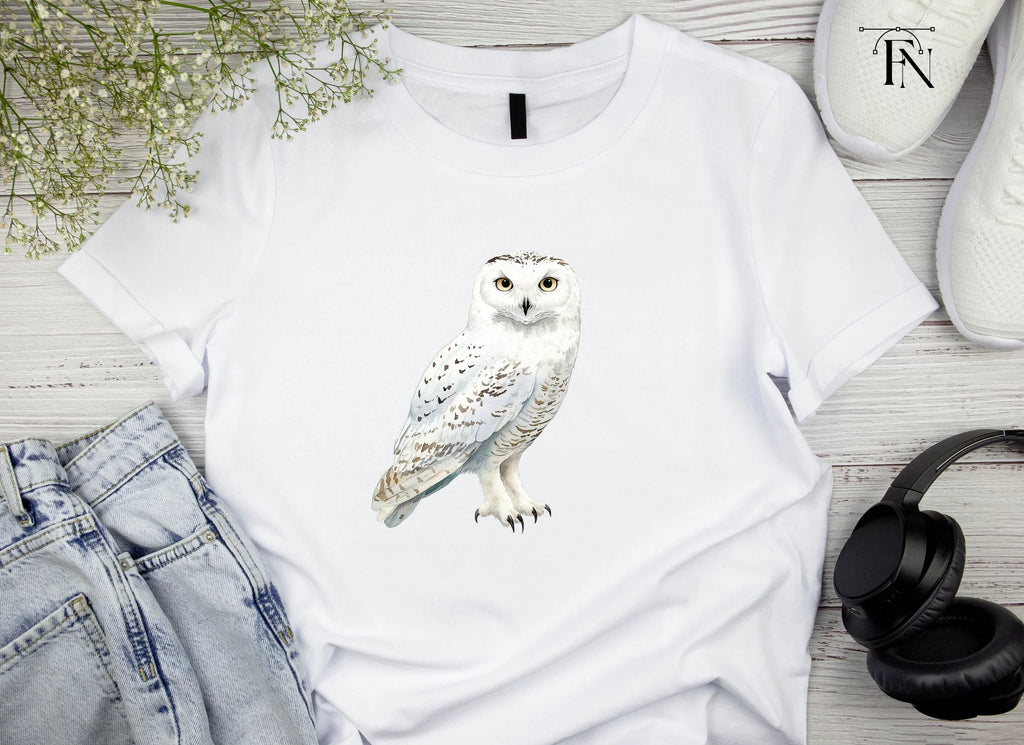 Elegant Snowy Owl Clipart Bundle