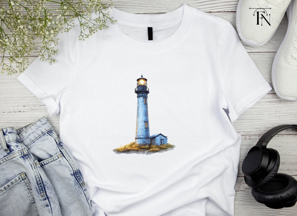 Coastal Lighthouse Illustration Clipart Bundle