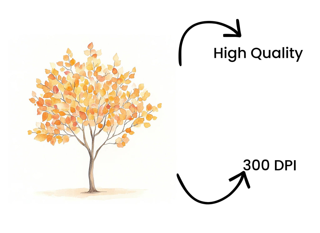 Autumn Trees Clipart Bundle