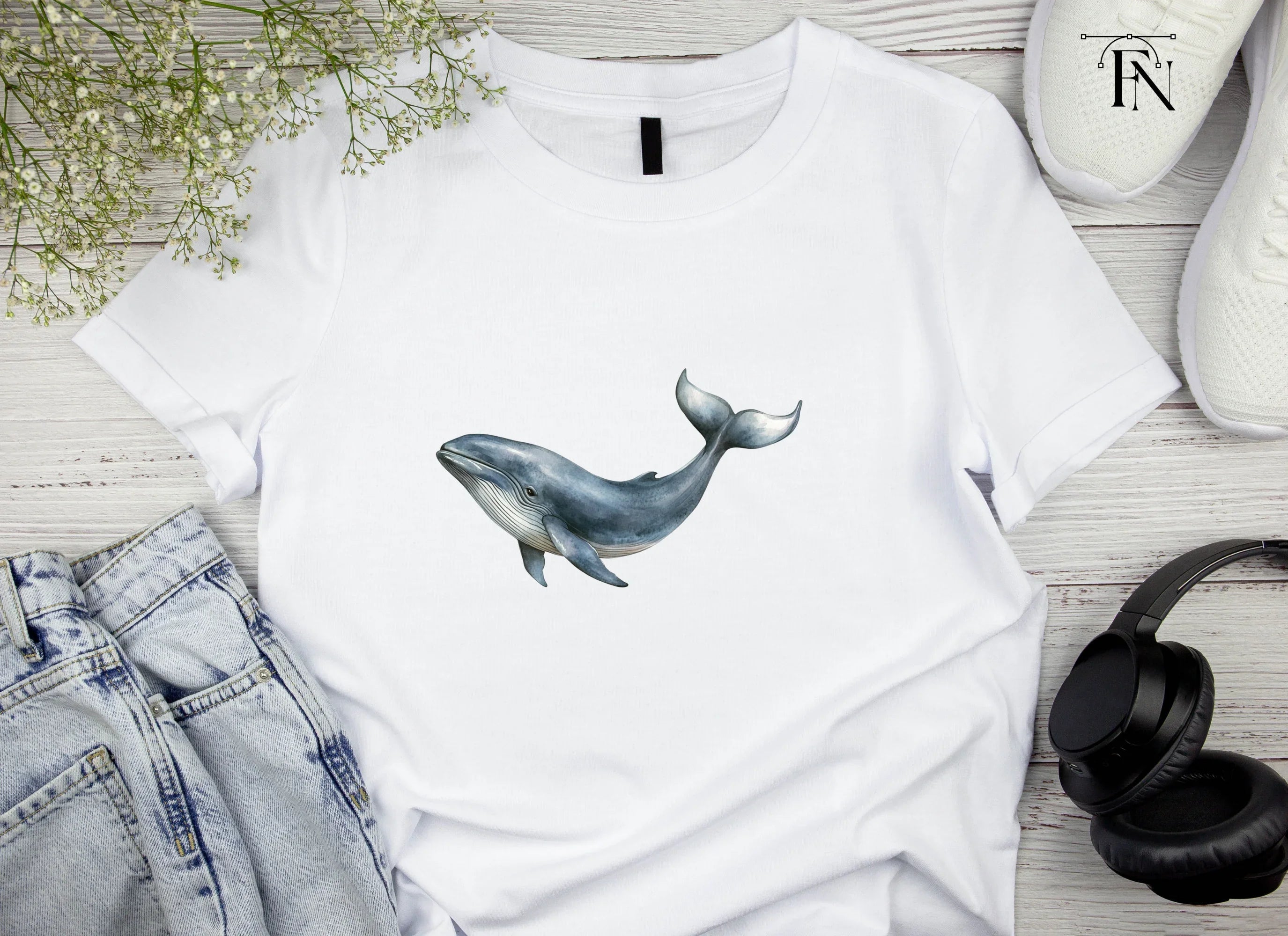 Humpback Whale Clipart Bundle