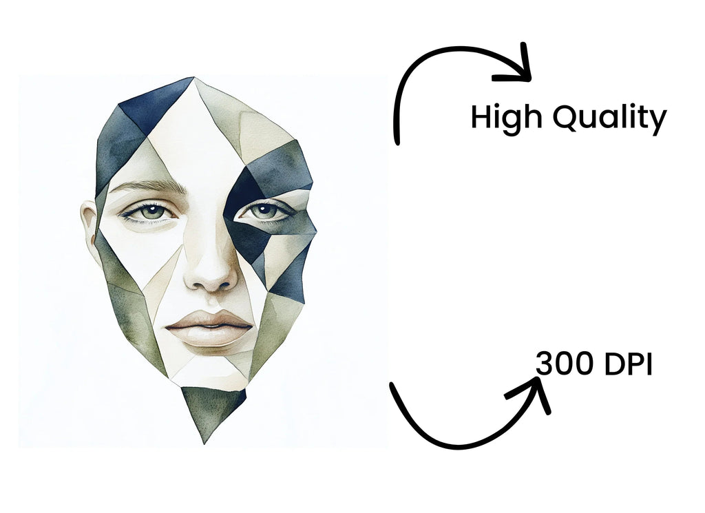 Abstract Faces Clipart Bundle