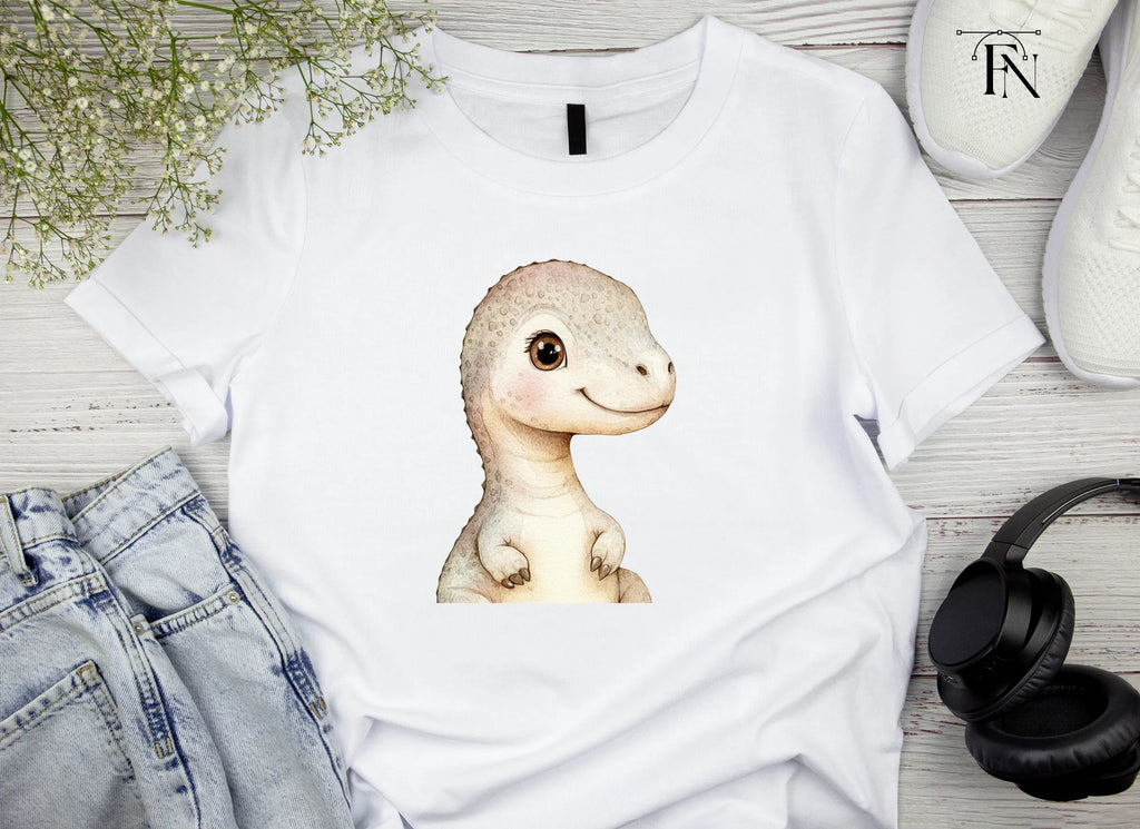 Cute Baby Rex Dinosaur Clipart Bundle