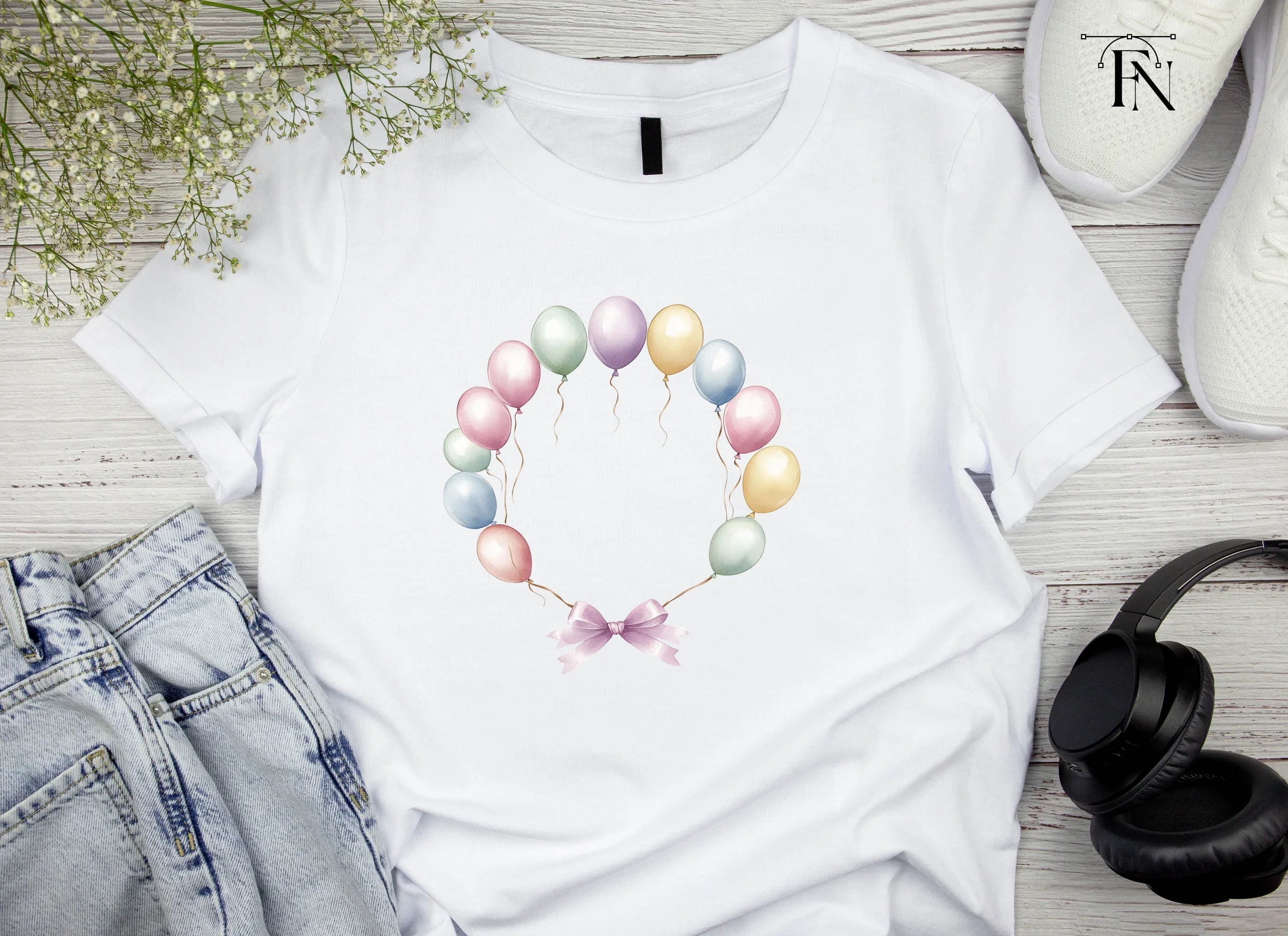 Balloon Frame Clipart Bundle