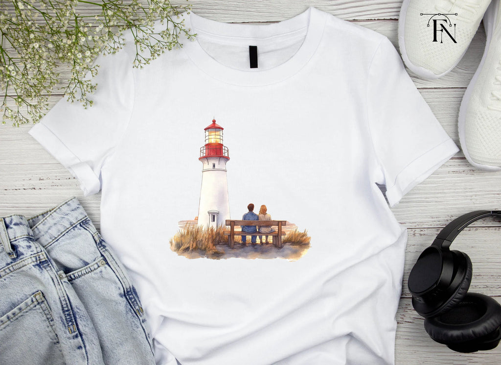 Lighthouse Couple Bench Clipart Bundle