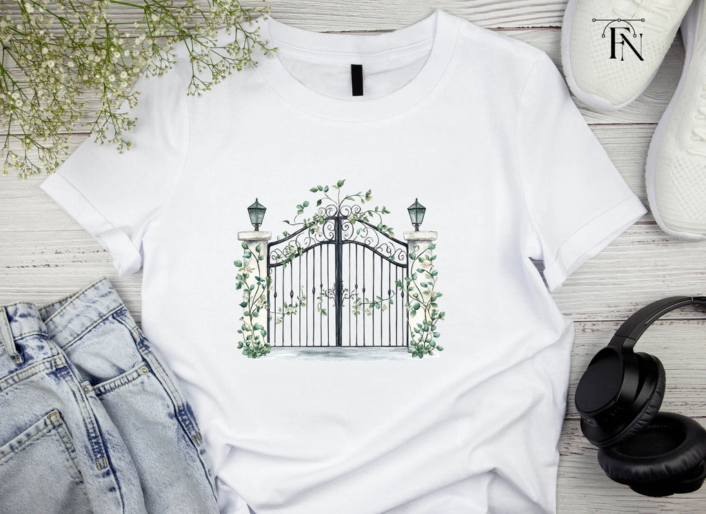 Elegant Wrought Iron Gate Clipart Bundle