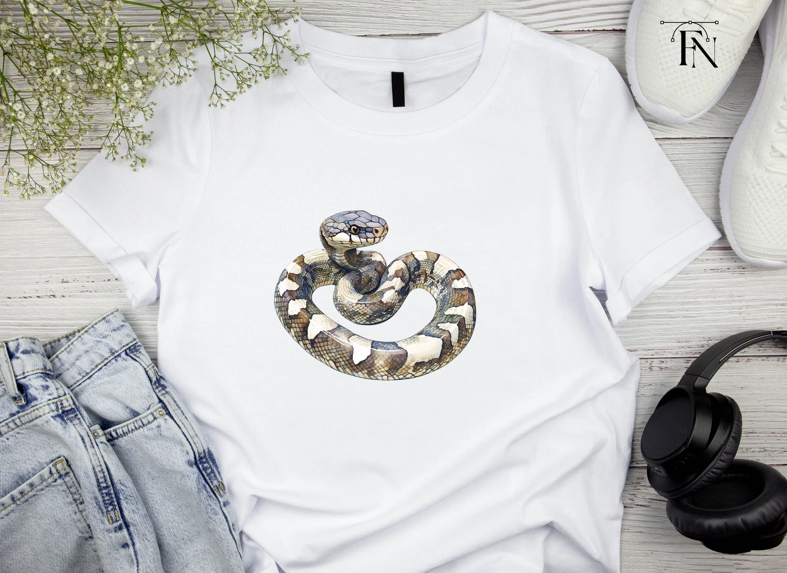 Coiled Snake Clipart Bundle