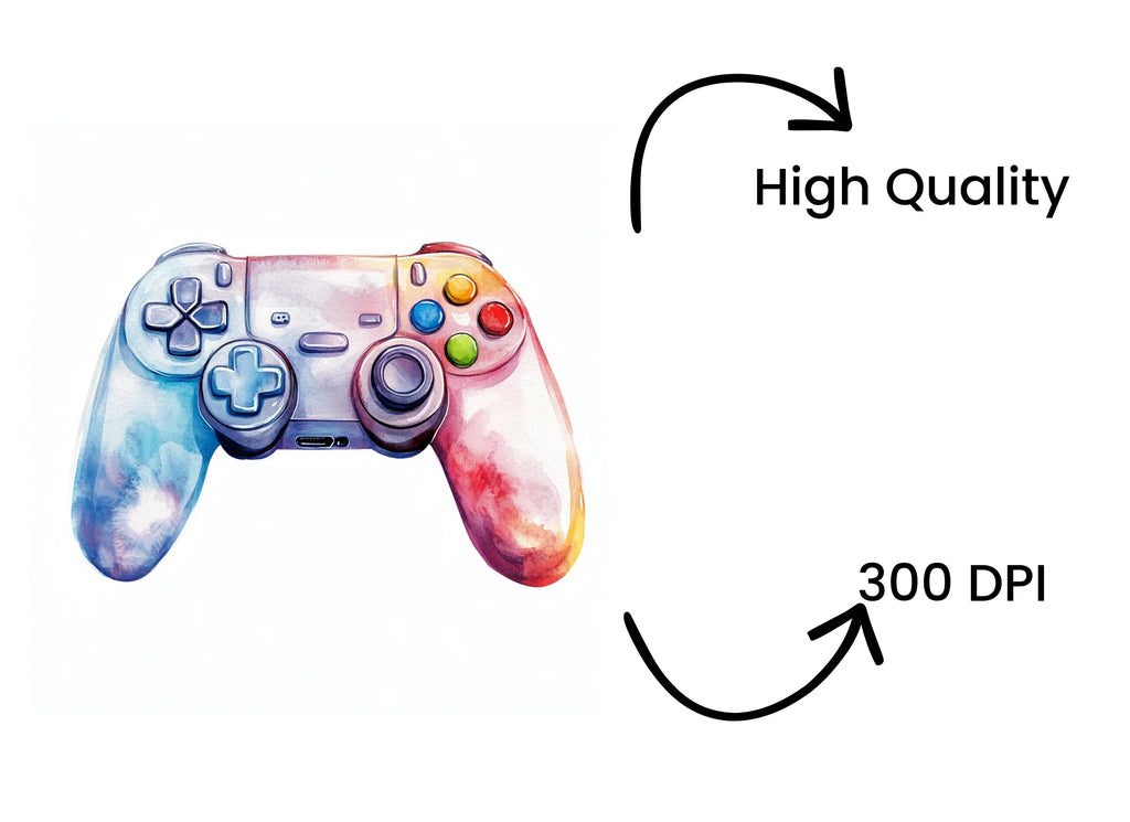 Gaming Controllers Clipart Bundle