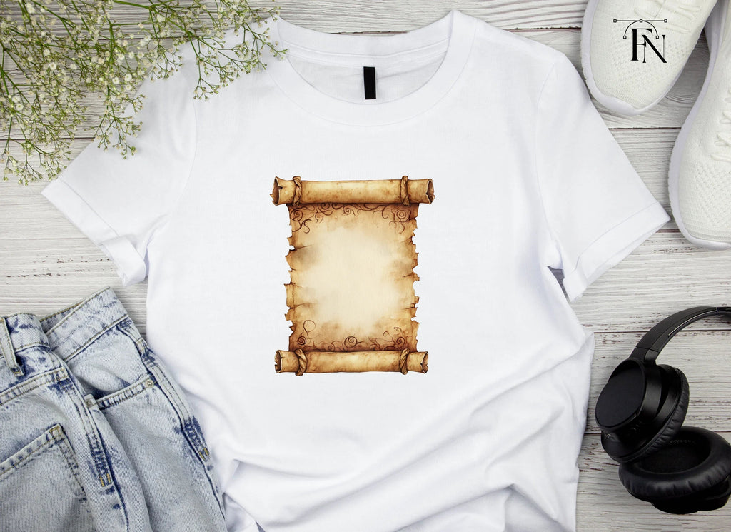 Aged Parchment Scroll Clipart Bundle
