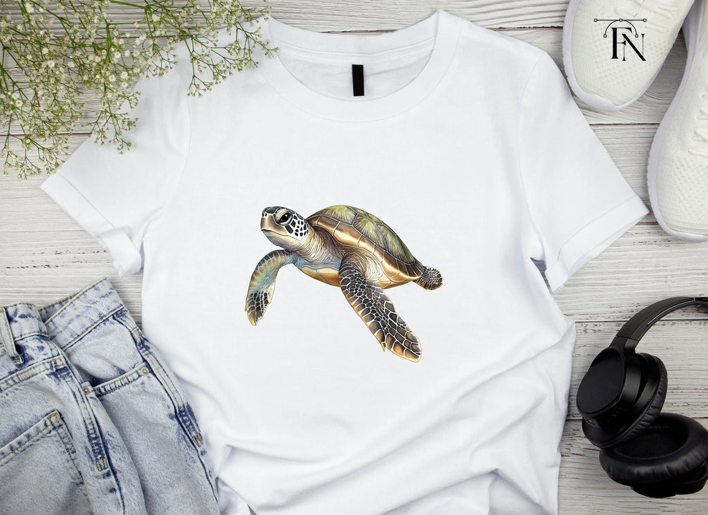Green Sea Turtle Clipart Bundle