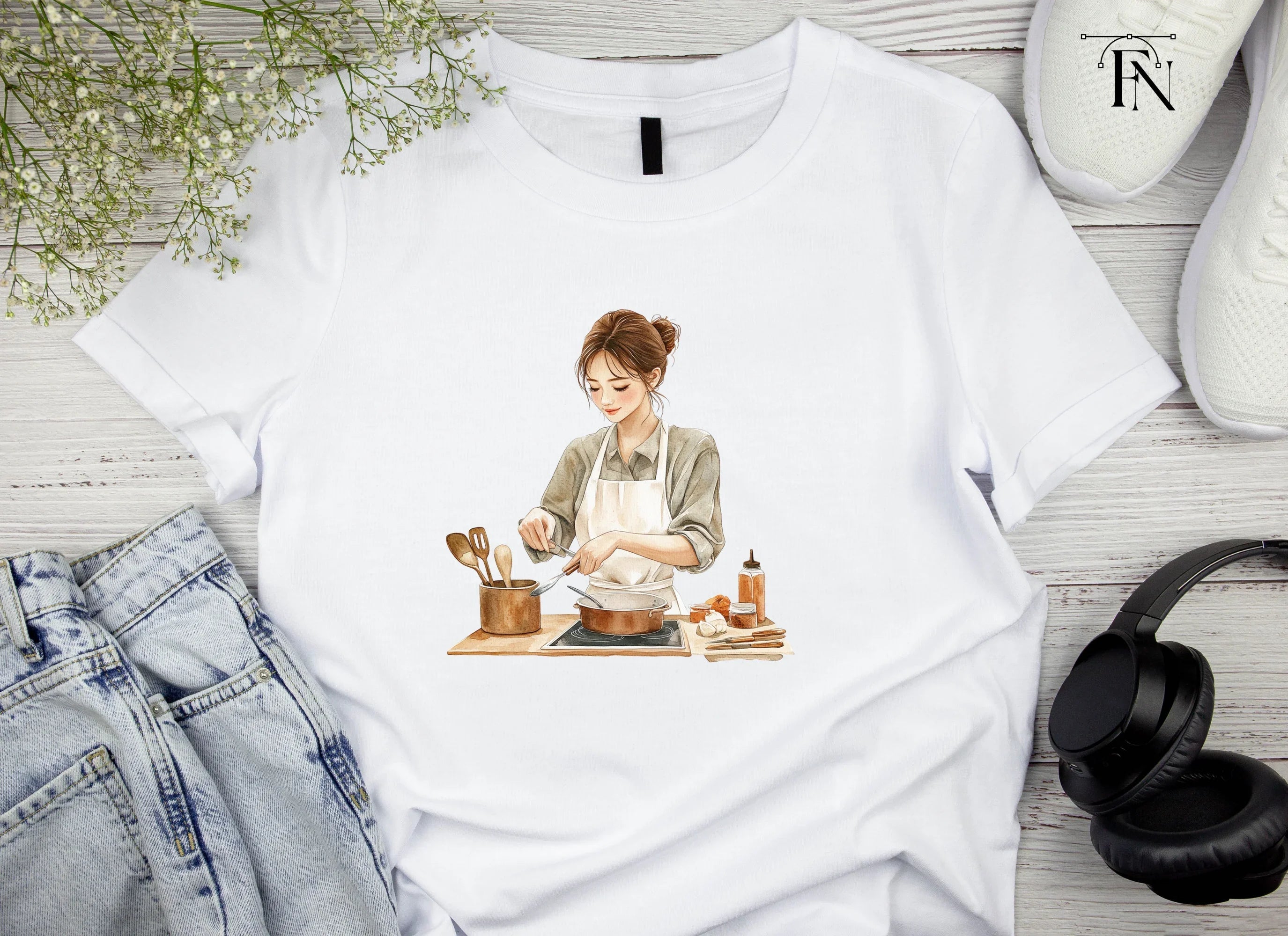 Women Cooking Clipart Bundle