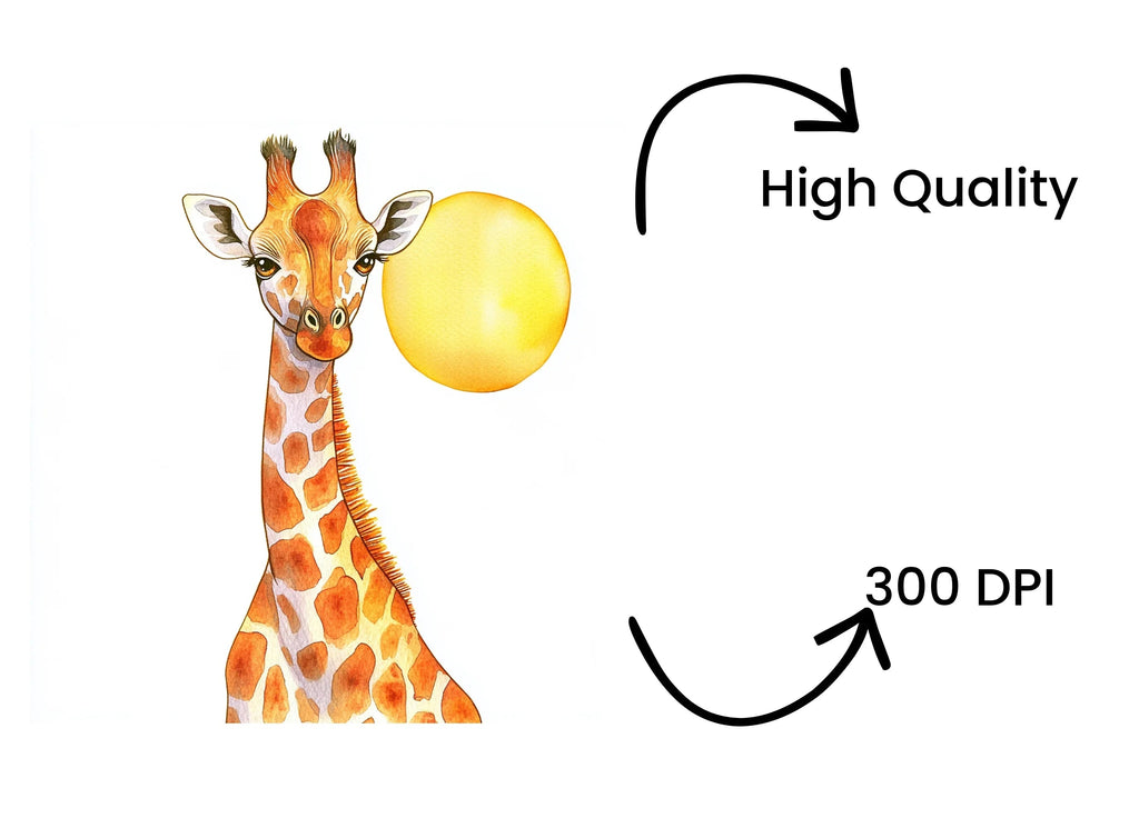 Giraffe Clipart Bundle