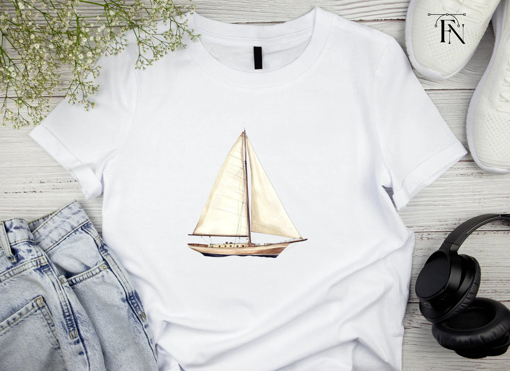 Vintage Sailboat Clipart Bundle