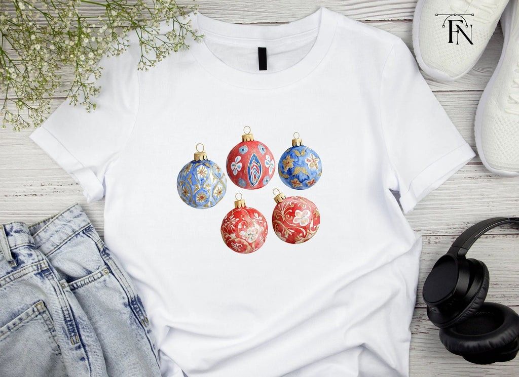 Christmas Ornaments Clipart Bundle