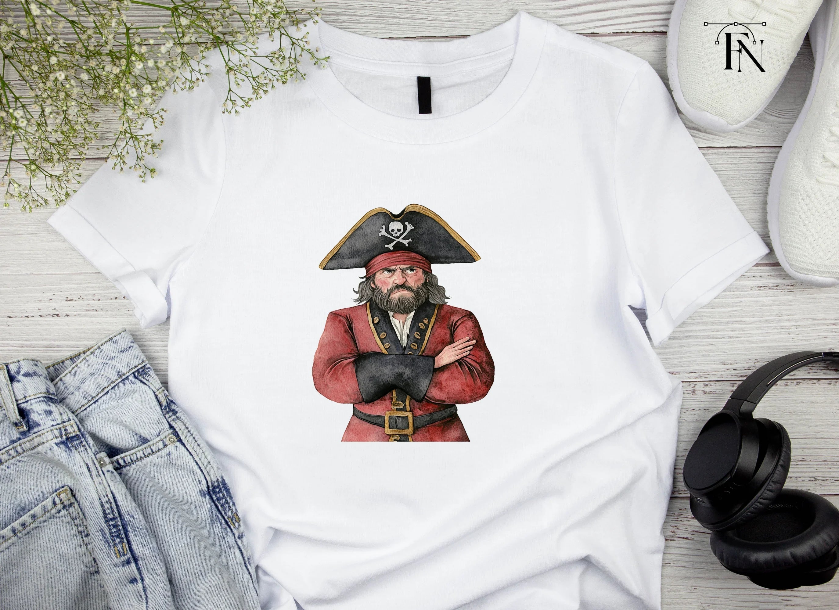 Grumpy Pirates Clipart Bundle