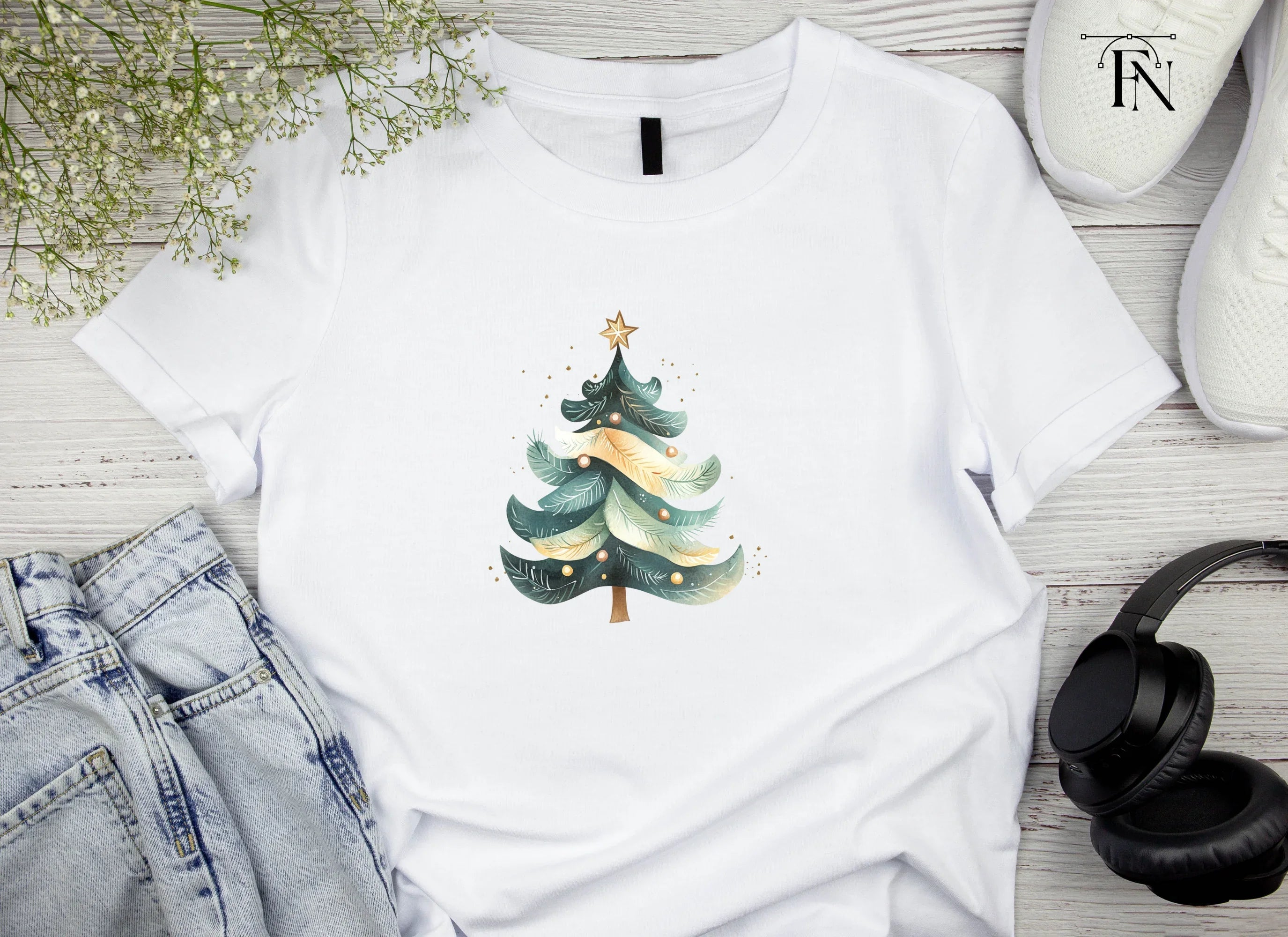 Christmas Tree Clipart Bundle
