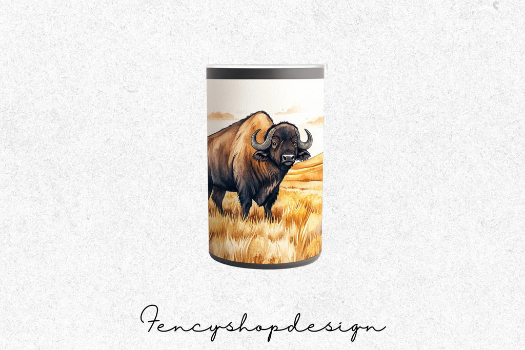 Majestic Bison Head Clipart Bundle