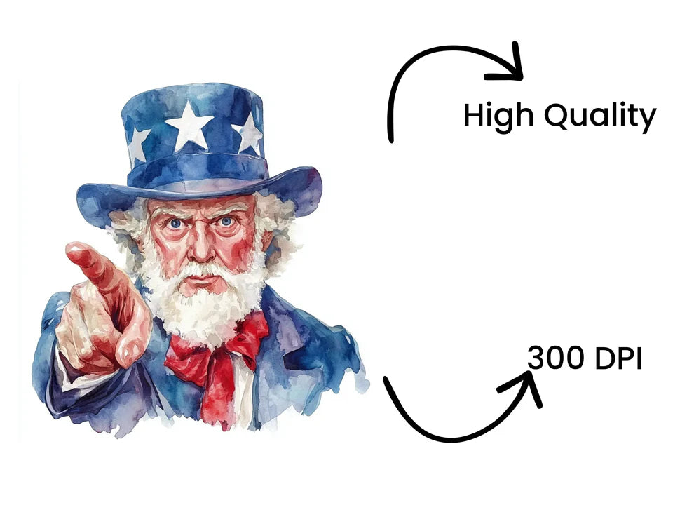 Uncle Sam Clipart Bundle