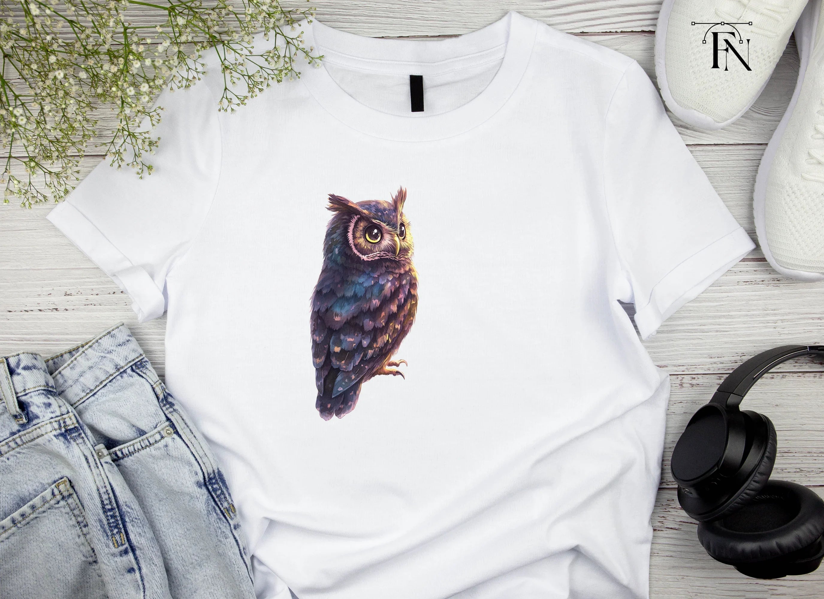 Mystical Owl Clipart Bundle