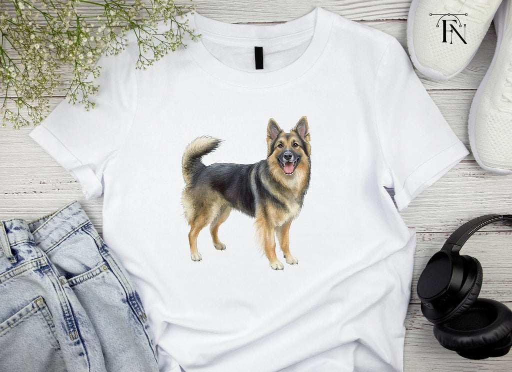 Happy German Shepherd Dog Clipart Bundle