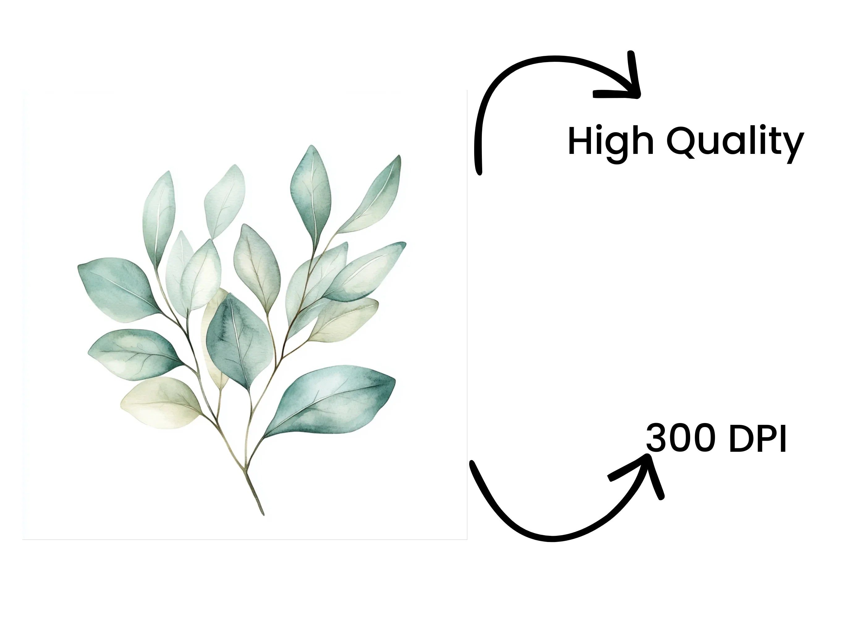 Greenery Clipart Bundle