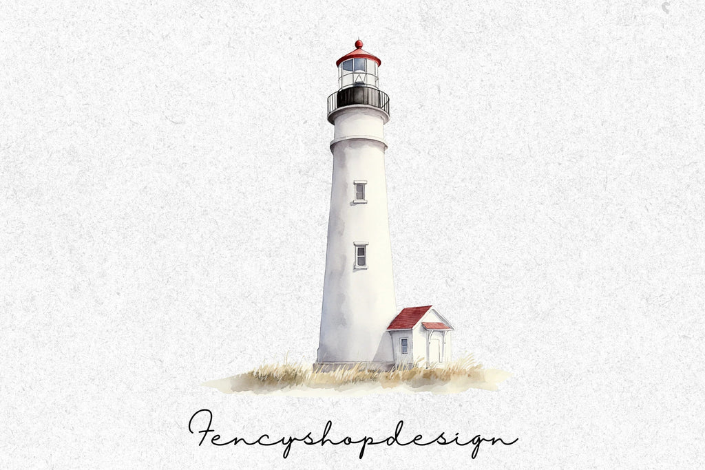 Coastal Lighthouse Clipart Bundle