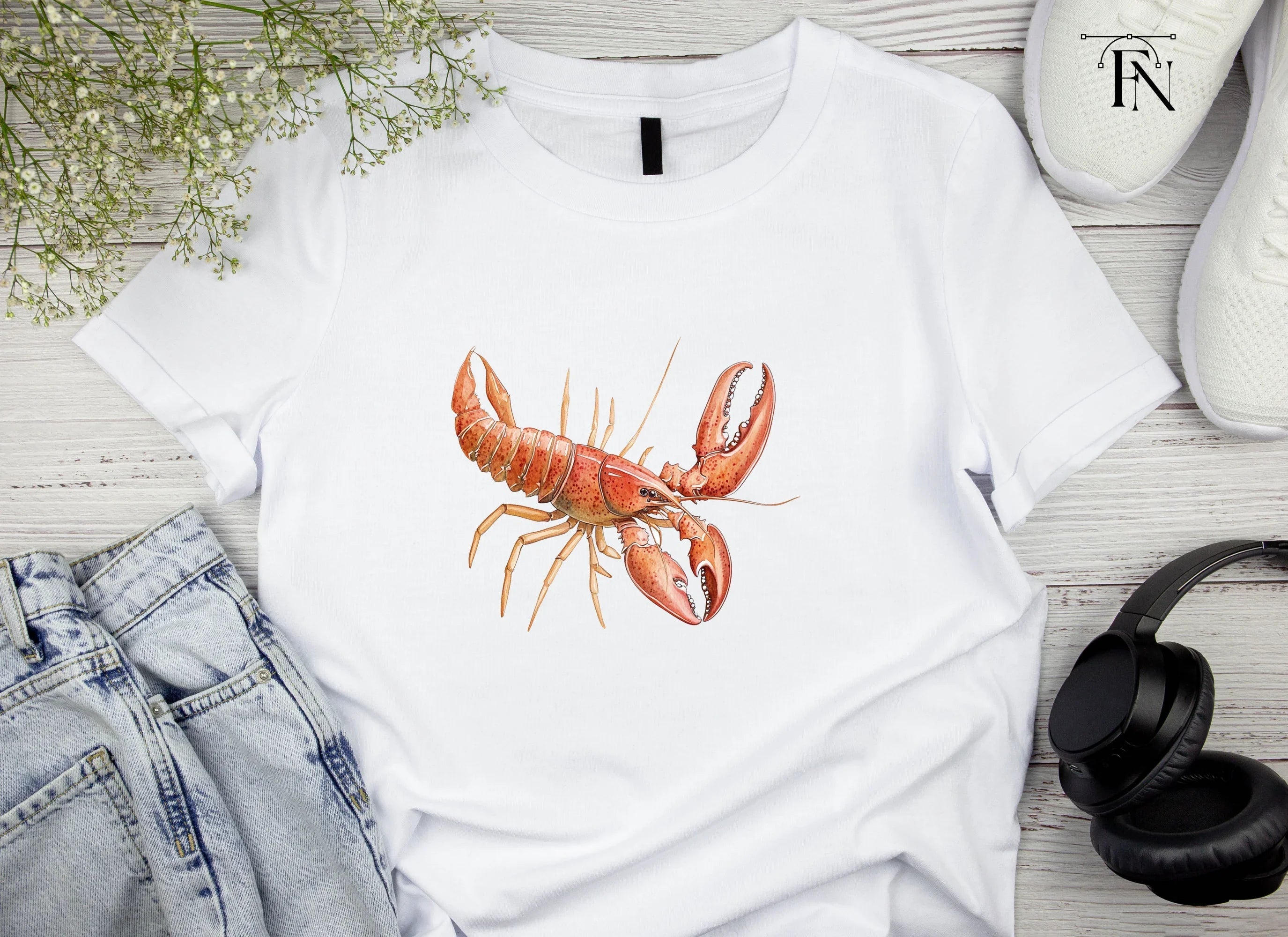 Vibrant Red Lobster Clipart Bundle