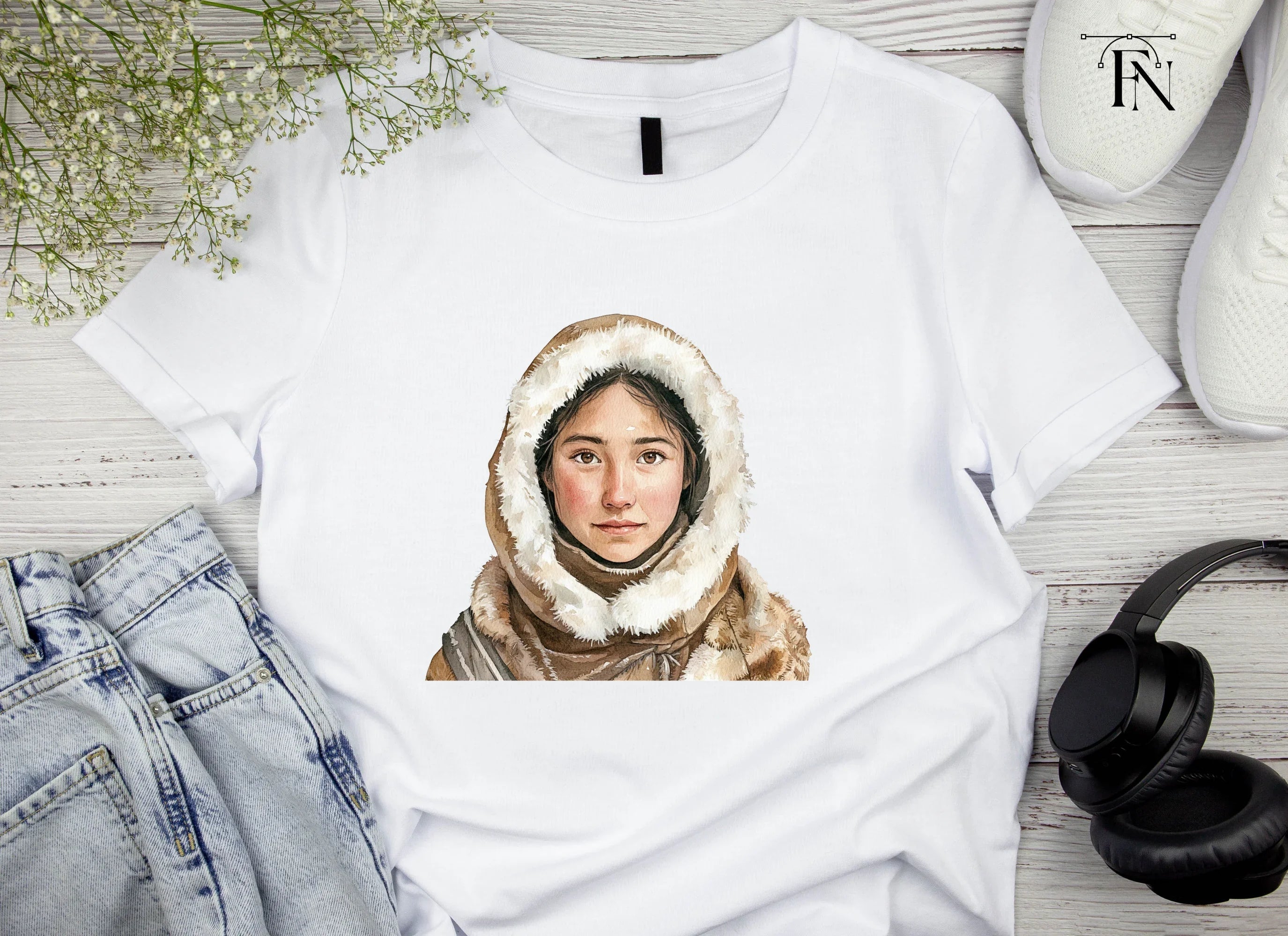 Inuit Children Clipart Bundle