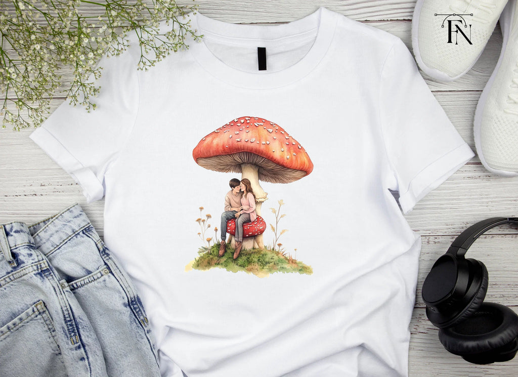 Couple on Mushroom Clipart Bundle