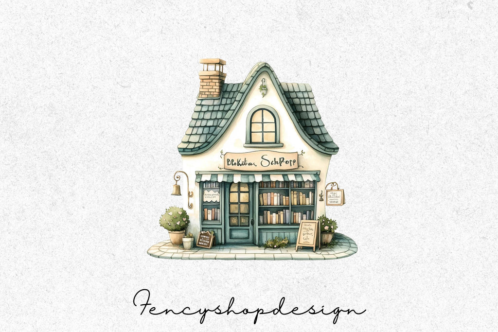 Charming Storefront Clipart Bundle