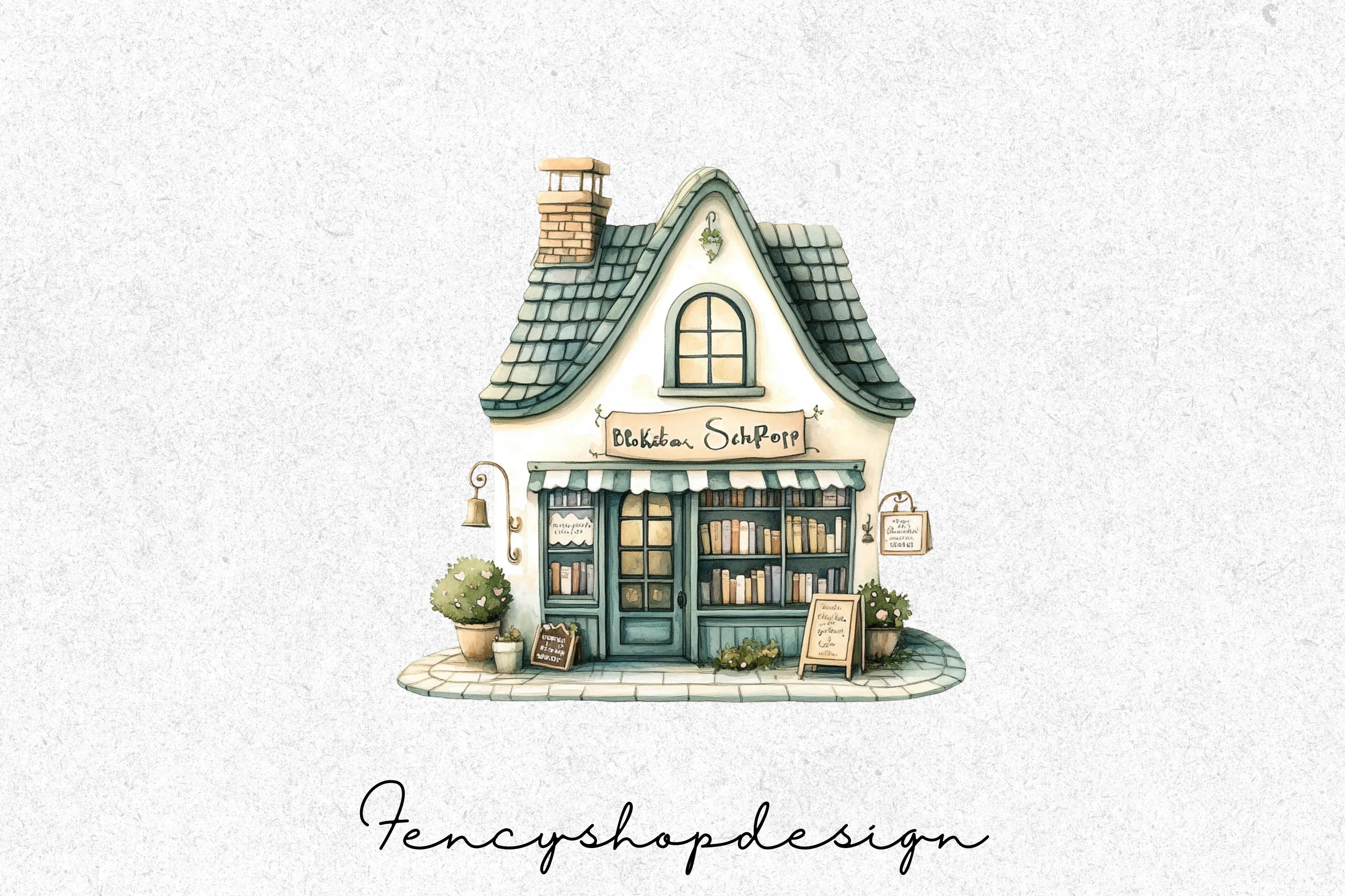 Charming Storefront Clipart Bundle