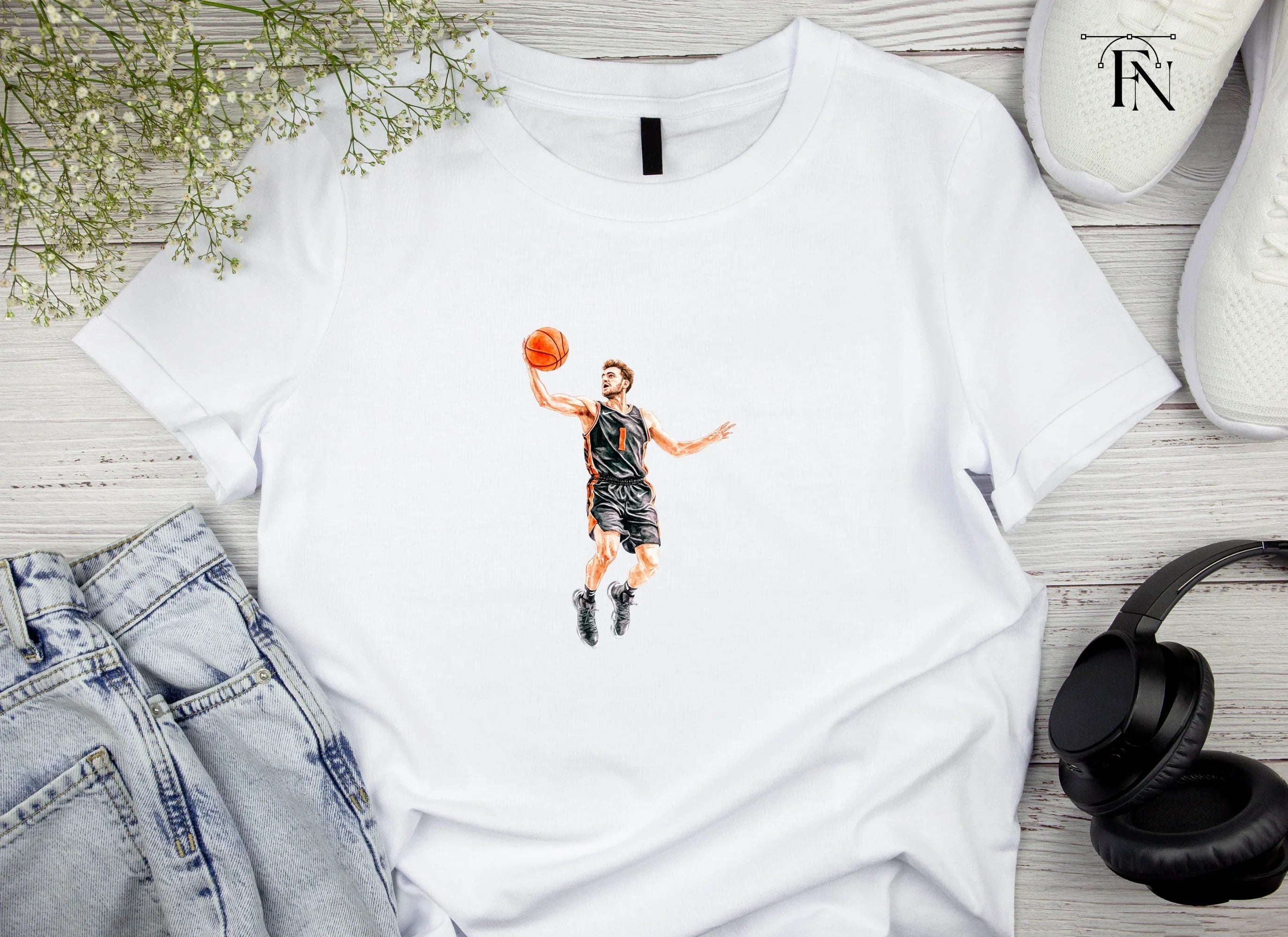 Basketball Player Slam Dunk Clipart Bundle
