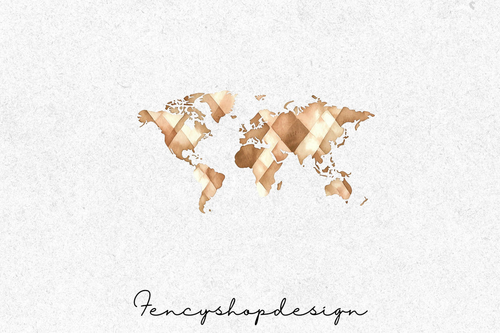 World Map Clipart Bundle