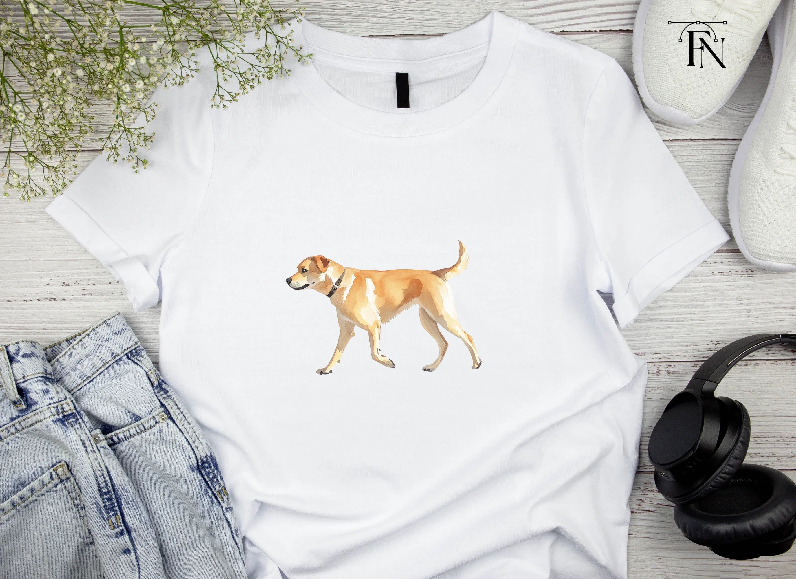 Golden Retriever Dog Clipart Bundle