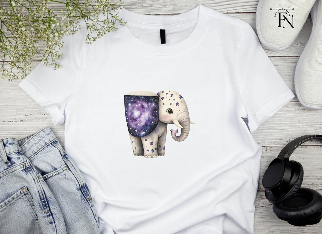 Galaxy Elephant Clipart Bundle