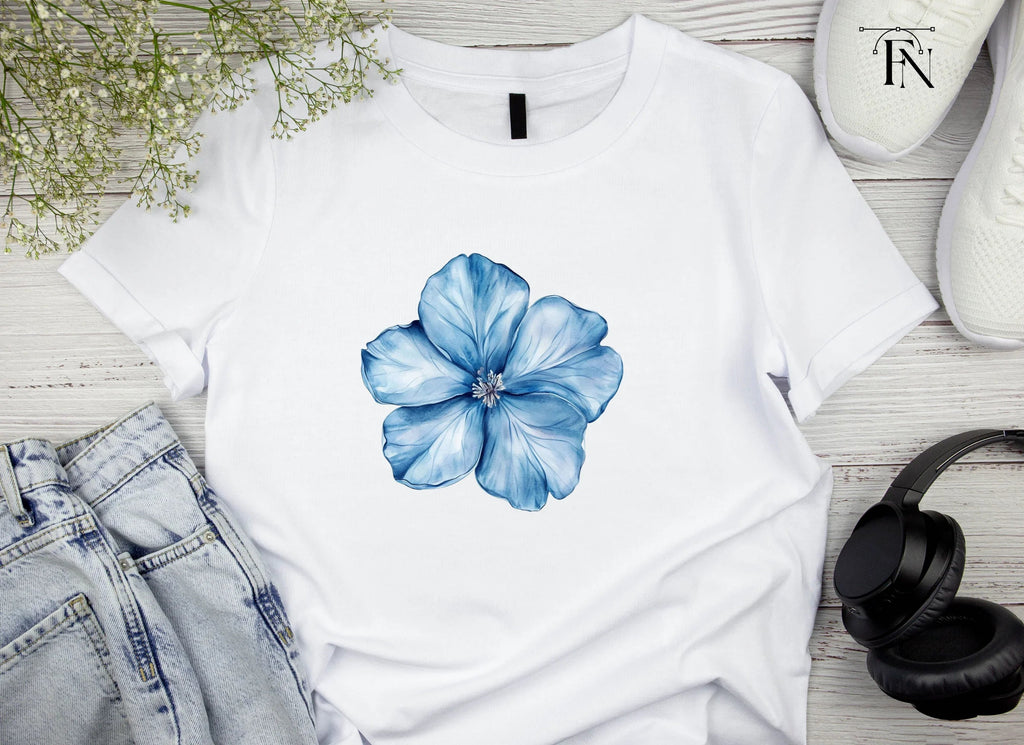Blue Flower Clipart Bundle