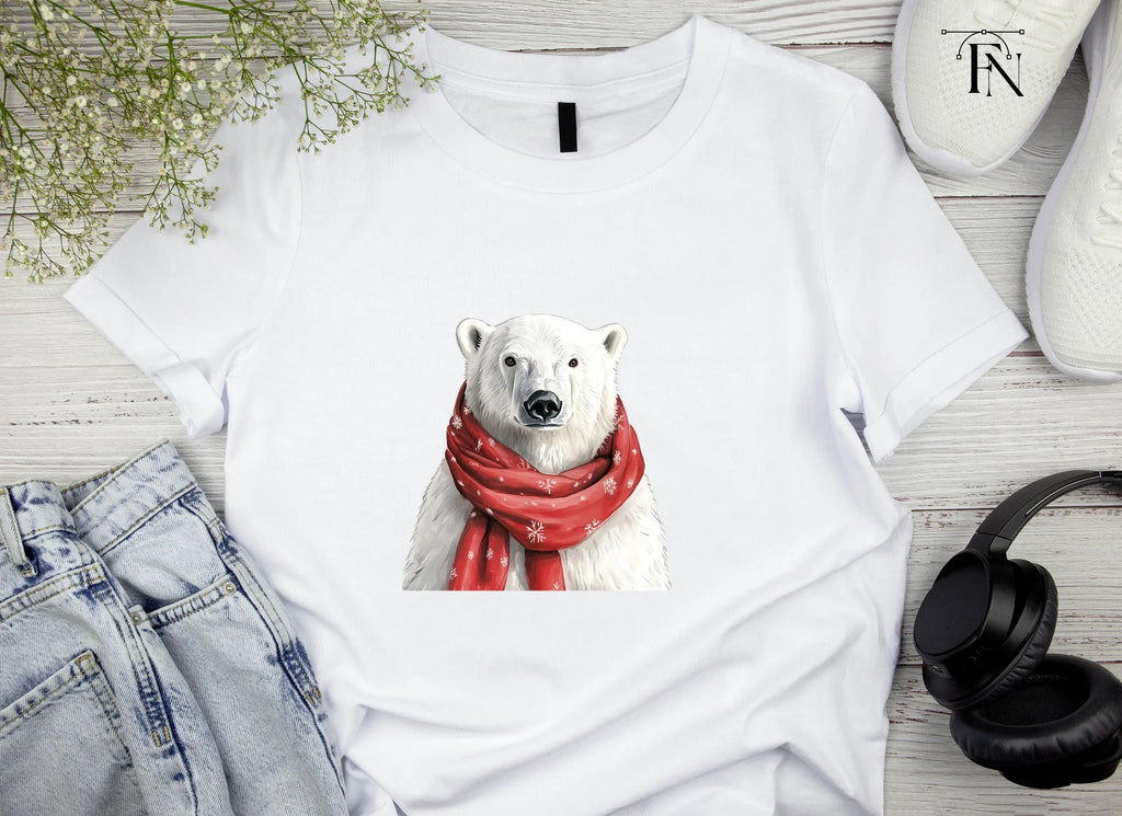 Festive Polar Bear Clipart Bundle