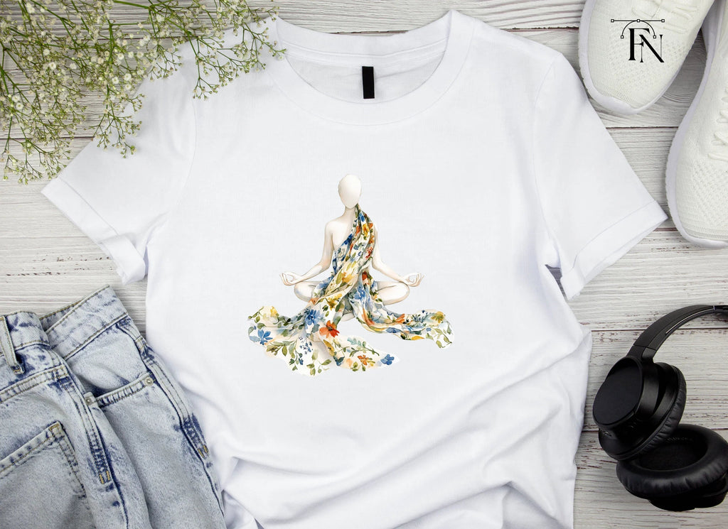 Meditating Mannequins Floral Clipart Bundle