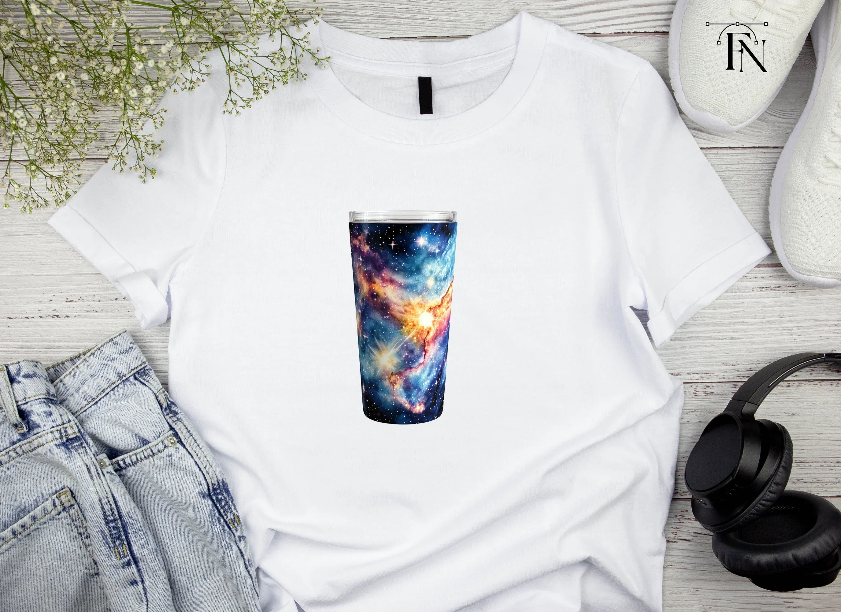 Galaxy Tumbler Clipart Bundle