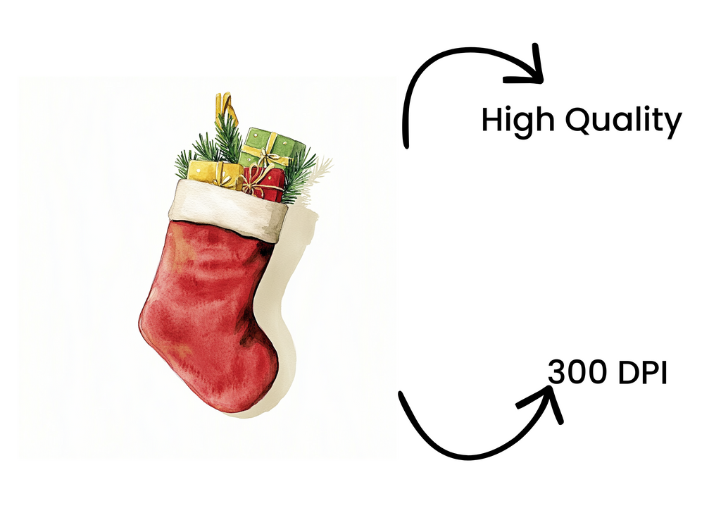 Christmas Stockings Clipart Bundle
