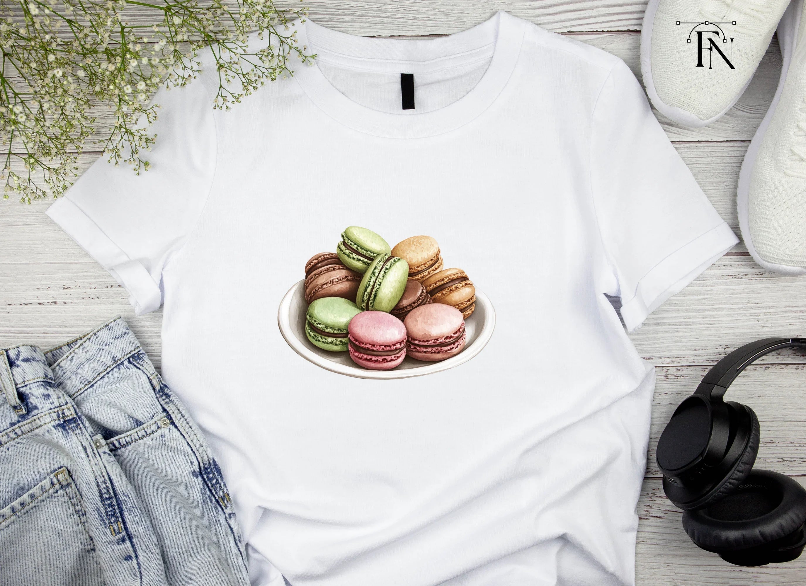 Delicious Macaron Clipart Bundle