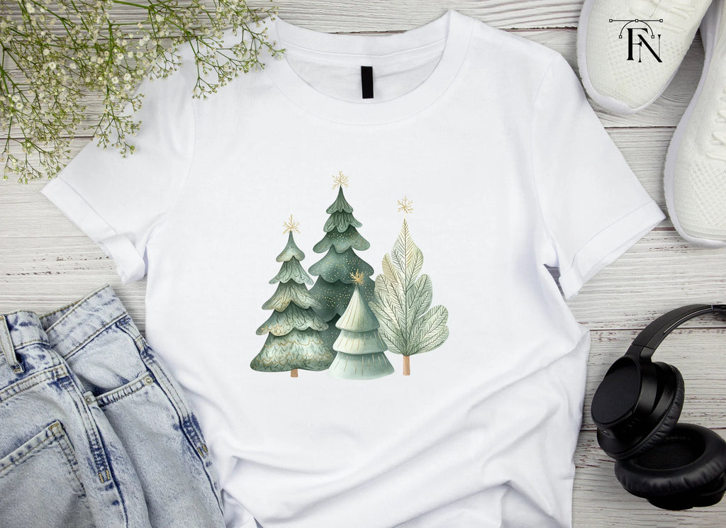 Whimsical Winter Forest Christmas Clipart Bundle
