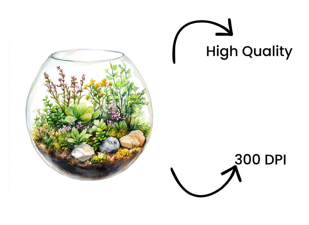 Terrarium Clipart Bundle
