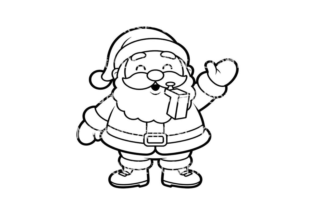 Santa Claus Christmas Coloring Books