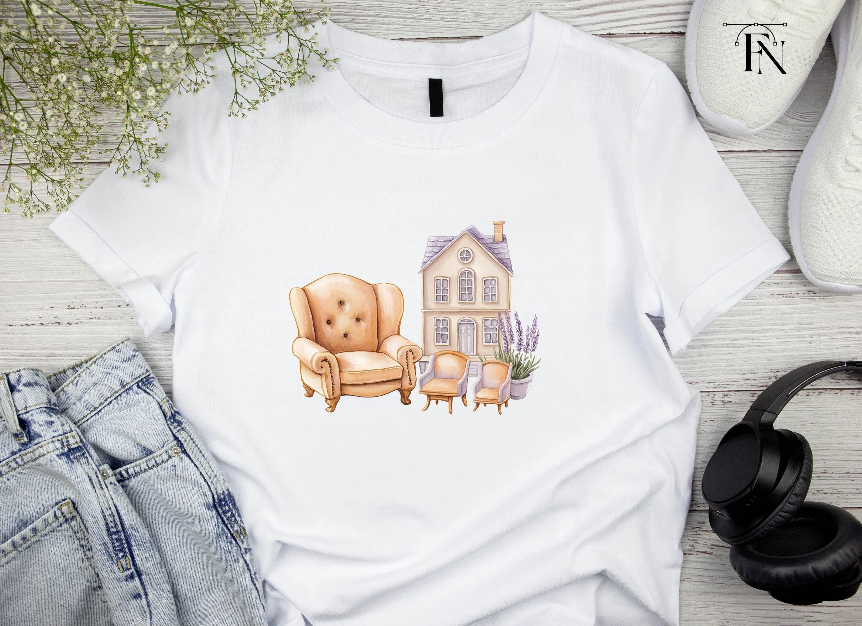 Cozy Home Decor Clipart Bundle